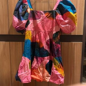 Oliphant pink shoulder dress size small